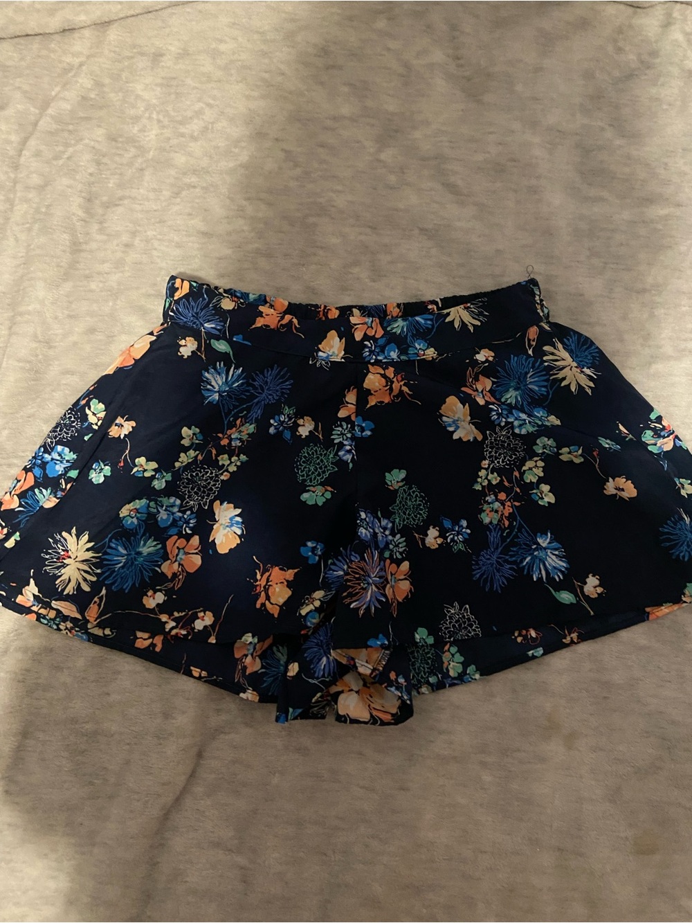 Floral Navy Women’s Shorts - Lightweight Summer Style